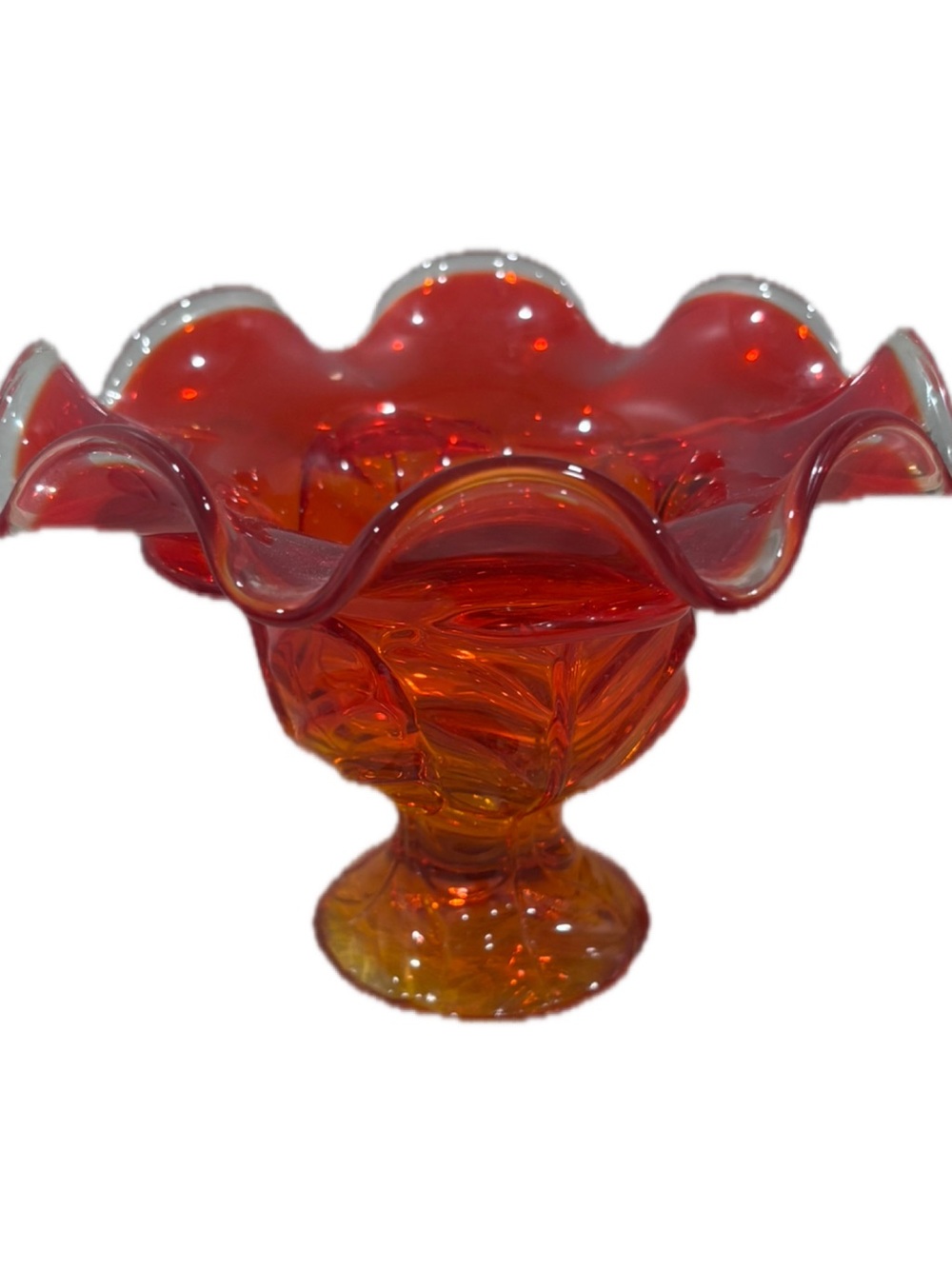 Vintage Viking Orange Glass Bowl